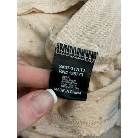 olivaceous Light Pink Short Sleeve Top T Shirt - Picture 6 of 6